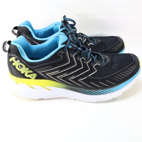 Hoka One One Clifton 4 Men\'s Size‎ 12 Gray White Athletic Running Shoes Sneakers main image 11